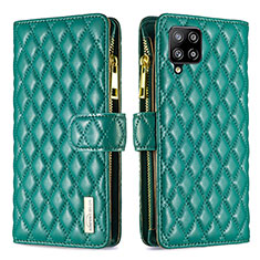 Custodia Portafoglio In Pelle Cover con Supporto B12F per Samsung Galaxy A42 5G Verde