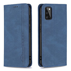 Custodia Portafoglio In Pelle Cover con Supporto B15F per Samsung Galaxy A41 Blu
