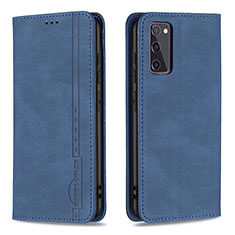 Custodia Portafoglio In Pelle Cover con Supporto B15F per Samsung Galaxy S20 FE (2022) 5G Blu
