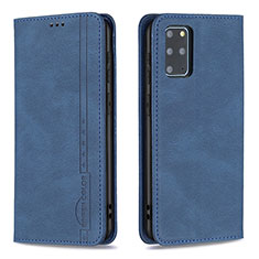 Custodia Portafoglio In Pelle Cover con Supporto B15F per Samsung Galaxy S20 Plus Blu