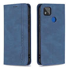 Custodia Portafoglio In Pelle Cover con Supporto B15F per Xiaomi POCO C31 Blu