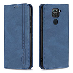 Custodia Portafoglio In Pelle Cover con Supporto B15F per Xiaomi Redmi 10X 4G Blu
