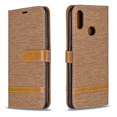 Custodia Portafoglio In Pelle Cover con Supporto B16F per Samsung Galaxy A10s Oro