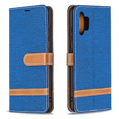 Custodia Portafoglio In Pelle Cover con Supporto B16F per Samsung Galaxy M32 5G Blu