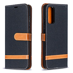 Custodia Portafoglio In Pelle Cover con Supporto B16F per Samsung Galaxy S20 Lite 5G Nero