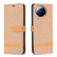 Custodia Portafoglio In Pelle Cover con Supporto B16F per Xiaomi Civi 3 5G Oro