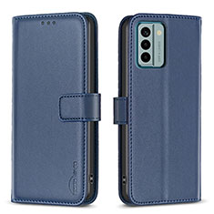 Custodia Portafoglio In Pelle Cover con Supporto B17F per Nokia G22 Blu