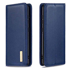 Custodia Portafoglio In Pelle Cover con Supporto B17F per Samsung Galaxy A20 Blu