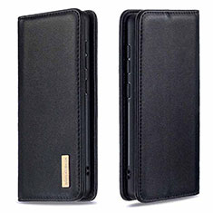 Custodia Portafoglio In Pelle Cover con Supporto B17F per Samsung Galaxy Note 20 5G Nero