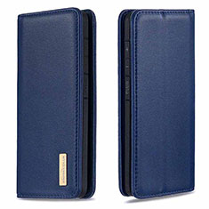 Custodia Portafoglio In Pelle Cover con Supporto B17F per Samsung Galaxy S20 5G Blu