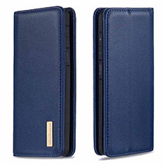 Custodia Portafoglio In Pelle Cover con Supporto B17F per Samsung Galaxy S20 Plus 5G Blu