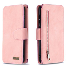 Custodia Portafoglio In Pelle Cover con Supporto B18F per Samsung Galaxy A70S Oro Rosa