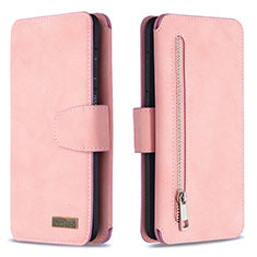 Custodia Portafoglio In Pelle Cover con Supporto B18F per Samsung Galaxy S20 Plus 5G Oro Rosa