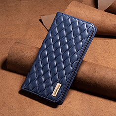 Custodia Portafoglio In Pelle Cover con Supporto B19F per Nokia G22 Blu