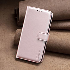 Custodia Portafoglio In Pelle Cover con Supporto B22F per Motorola Moto G13 Oro Rosa
