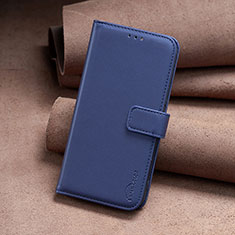 Custodia Portafoglio In Pelle Cover con Supporto B22F per Motorola Moto G23 Blu