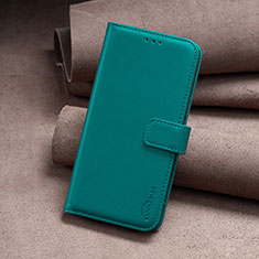 Custodia Portafoglio In Pelle Cover con Supporto B22F per Nokia C12 Verde