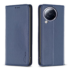 Custodia Portafoglio In Pelle Cover con Supporto B22F per Xiaomi Civi 3 5G Blu