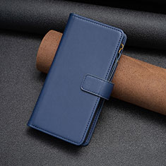 Custodia Portafoglio In Pelle Cover con Supporto B23F per Xiaomi Redmi Note 13 Pro+ Plus 5G Blu