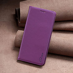 Custodia Portafoglio In Pelle Cover con Supporto B25F per Xiaomi Redmi 12 4G Viola