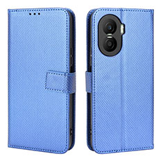 Custodia Portafoglio In Pelle Cover con Supporto BY1 per Huawei Honor X40i 5G Blu