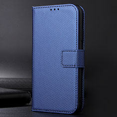 Custodia Portafoglio In Pelle Cover con Supporto BY1 per Motorola Moto E7 Power Blu