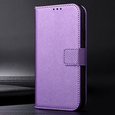 Custodia Portafoglio In Pelle Cover con Supporto BY1 per Nokia 5.4 Viola