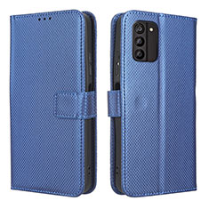 Custodia Portafoglio In Pelle Cover con Supporto BY1 per Nokia G100 Blu