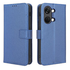 Custodia Portafoglio In Pelle Cover con Supporto BY1 per OnePlus Ace 2V 5G Blu