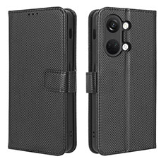 Custodia Portafoglio In Pelle Cover con Supporto BY1 per OnePlus Ace 2V 5G Nero