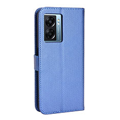 Custodia Portafoglio In Pelle Cover con Supporto BY1 per OnePlus Nord N300 5G Blu