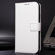 Custodia Portafoglio In Pelle Cover con Supporto BY1 per Samsung Galaxy A01 Core Bianco