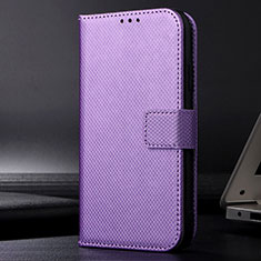 Custodia Portafoglio In Pelle Cover con Supporto BY1 per Xiaomi Mi Note 10 Lite Viola