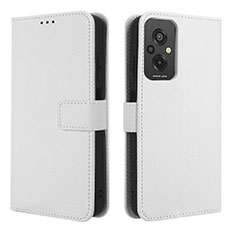 Custodia Portafoglio In Pelle Cover con Supporto BY1 per Xiaomi Redmi 11 Prime 4G Bianco
