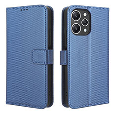 Custodia Portafoglio In Pelle Cover con Supporto BY1 per Xiaomi Redmi 12 4G Blu