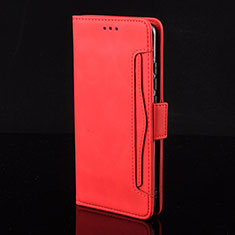 Custodia Portafoglio In Pelle Cover con Supporto BY2 per Xiaomi Redmi 9A Rosso