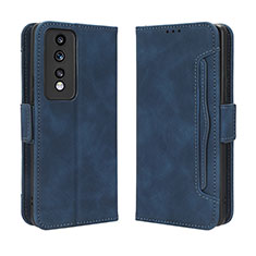 Custodia Portafoglio In Pelle Cover con Supporto BY3 per Huawei Honor 80 GT 5G Blu