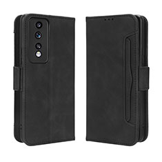 Custodia Portafoglio In Pelle Cover con Supporto BY3 per Huawei Honor 80 GT 5G Nero