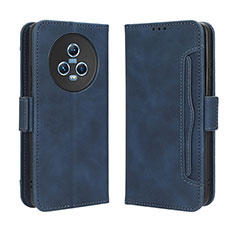 Custodia Portafoglio In Pelle Cover con Supporto BY3 per Huawei Honor Magic5 5G Blu
