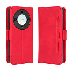 Custodia Portafoglio In Pelle Cover con Supporto BY3 per Huawei Honor Magic5 Lite 5G Rosso