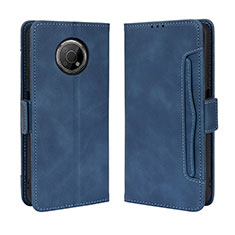 Custodia Portafoglio In Pelle Cover con Supporto BY3 per Nokia G300 5G Blu