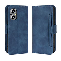 Custodia Portafoglio In Pelle Cover con Supporto BY3 per OnePlus Nord N20 5G Blu