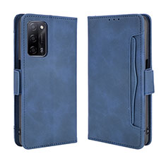 Custodia Portafoglio In Pelle Cover con Supporto BY3 per Oppo A56 5G Blu