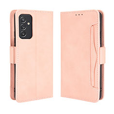 Custodia Portafoglio In Pelle Cover con Supporto BY3 per Samsung Galaxy A05s Rosa