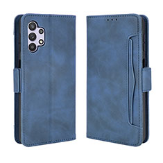 Custodia Portafoglio In Pelle Cover con Supporto BY3 per Samsung Galaxy A13 4G Blu