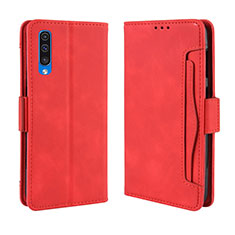 Custodia Portafoglio In Pelle Cover con Supporto BY3 per Samsung Galaxy A50S Rosso