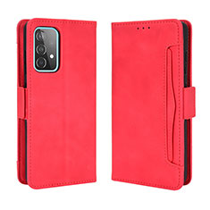 Custodia Portafoglio In Pelle Cover con Supporto BY3 per Samsung Galaxy A52 5G Rosso