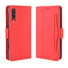 Custodia Portafoglio In Pelle Cover con Supporto BY3 per Samsung Galaxy A90 5G Rosso