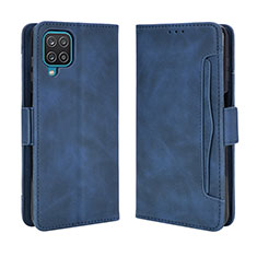 Custodia Portafoglio In Pelle Cover con Supporto BY3 per Samsung Galaxy M32 4G Blu