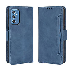 Custodia Portafoglio In Pelle Cover con Supporto BY3 per Samsung Galaxy M52 5G Blu
